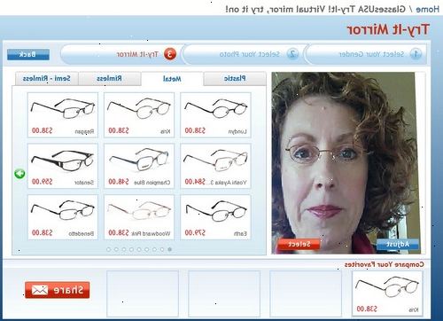 Hoe je bril te kiezen. Kijk voor ovale of ronde frames als u een vierkant, hoekig gezicht.