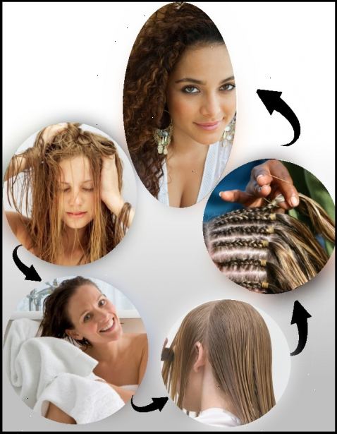 Hoe je golvend haar hebben zonder gebruik haarproducten. Borstel je haar en opgesplitst in twee, of een paar grote delen, en breng ronde aan de voorzijde, zodat zowel van de secties zijn gelijk.