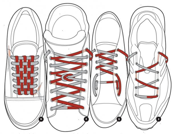 Hoe kunt u uw schoenen te binden. Zet de ongebonden schoen op je voet.